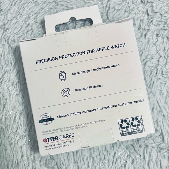 OtterBox Aura Edge Case for Apple Watch Series 3 - 38 MM - Black - Picture 6 of 6